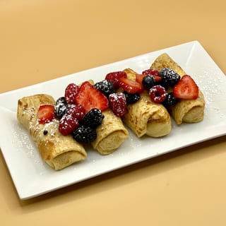 Mini sweet crepes