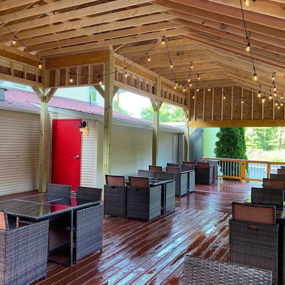 Covered patio