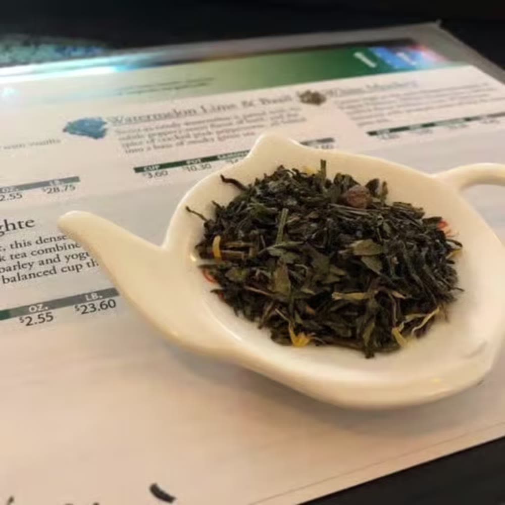 Loose leaf green tea
